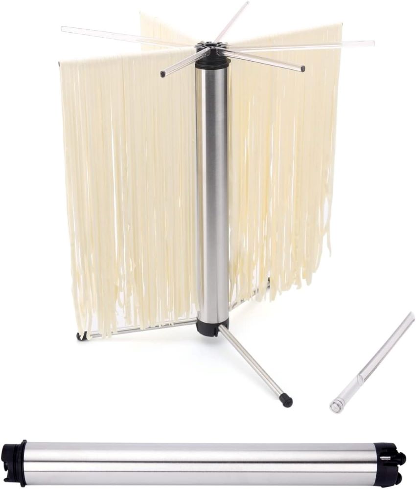 KITCHENDAO pasta drying rack ideal for small kitchens.