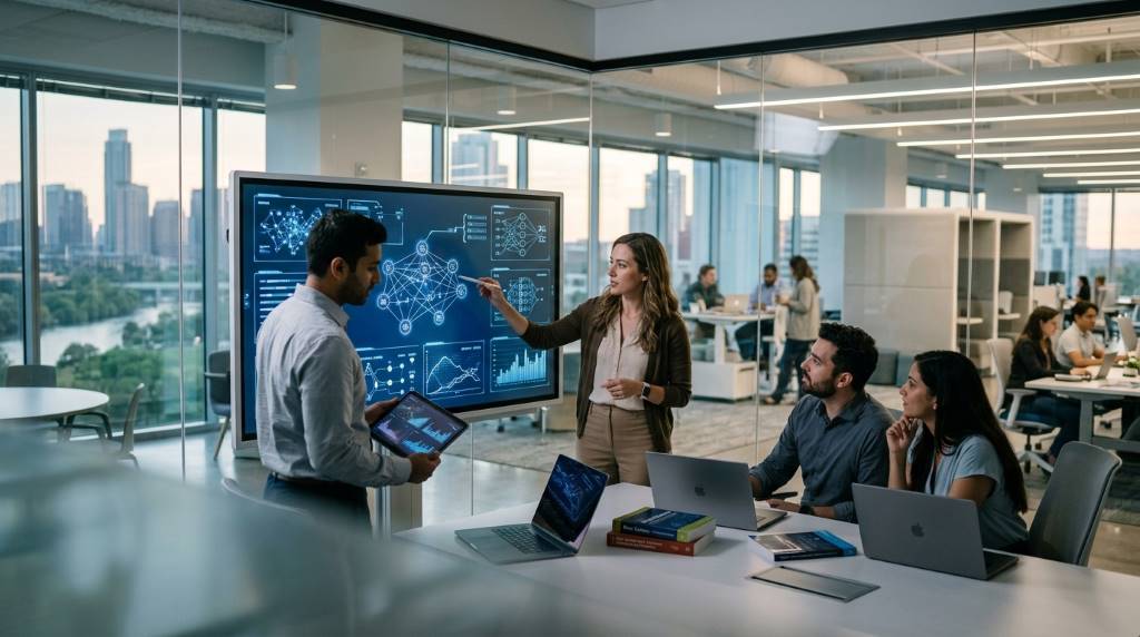 Austin TX technology company using artificial intelligence dashboards and advanced analytics systems for business growth